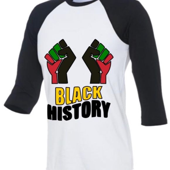 Black History Raglan Shirt - Picture 1 of 1